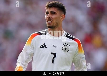 Il tedesco Kai Havertz durante i quarti di finale di UEFA Euro 2024 alla Stuttgart Arena di Stoccarda, Germania. Data foto: Venerdì 5 luglio 2024. Foto Stock