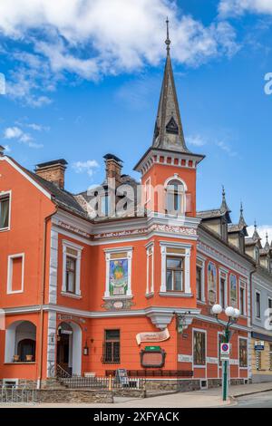 L'Altdeutsche Weinstube a Neuen Platz a Spittal an der Drau, Carinzia, Austria Foto Stock