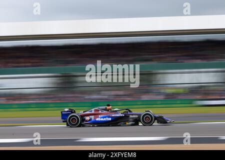 Silverstone, Regno Unito. 5 luglio 2024. Alexander Albon della Williams Racing durante le FP1. Ahmad al Shehab/Alamy Live News. Foto Stock