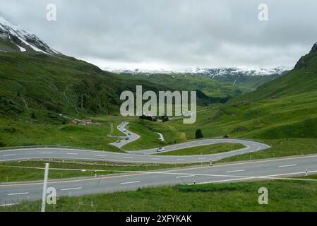 Julier Pass, Alpine Pass, Grigioni, Svizzera Foto Stock