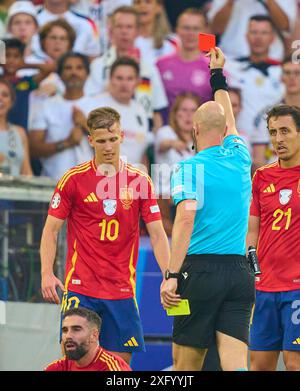 Stoccarda, Germania. 5 luglio 2024. Dani Olmo, ESP 10 rotin ai quarti di finale GERMANIA - SPAGNA dei Campionati europei UEFA 2024 il 5 luglio 2024 a Stoccarda, Germania. Fotografo: ddp Images/STAR-Images credito: ddp media GmbH/Alamy Live News Foto Stock