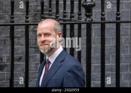 Londra, Regno Unito. Membri del nuovo gabinetto del lavoro di Downing Street Londra Regno Unito Jonathan Reynolds, segretario commerciale e commerciale credito: Ian Davidson/Alamy Live News Foto Stock