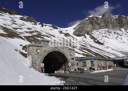 Vista dell'Hochtor sulla strada alpina Grossglockner Vista dell'Hochtor sulla strada alpina Grossglockner Foto Stock