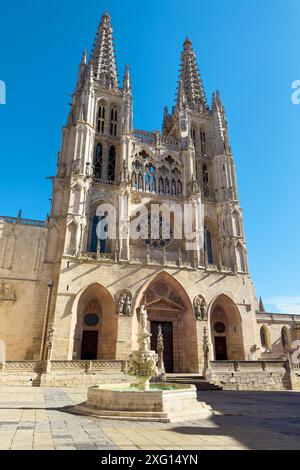 Cattedrale di Santa Maria, a Burgos, Spagna. Fotografia di alta qualità Foto Stock