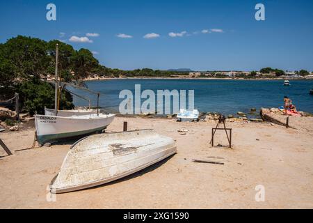 Raco de S'Estalella, S Estanyol de Migjorn, Llucmajor, Maiorca, Spagna Foto Stock