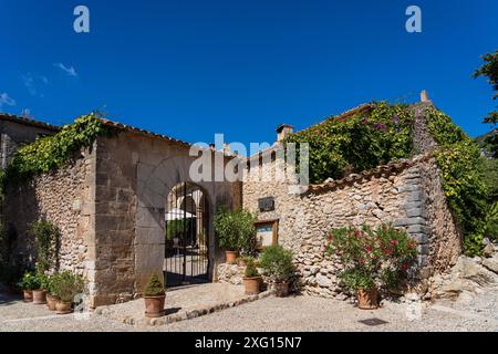 Finca Hotel Son Palou, Orient Village, Bunyola, Maiorca, Isole Baleari, Spagna Foto Stock