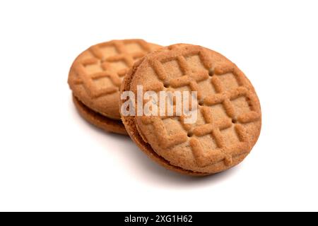 Biscotti dolci al burro di arachidi e biscotti al biscotto Foto Stock