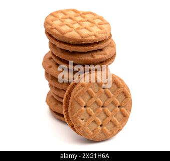 Biscotti dolci al burro di arachidi e biscotti al biscotto Foto Stock