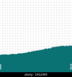 Carta strappata con spazio per il proprio testo. Illustrazione vettoriale. Illustrazione Vettoriale