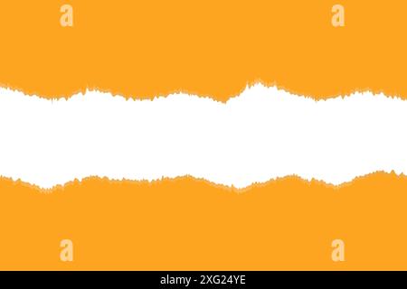 Carta strappata con spazio per il proprio testo. Illustrazione vettoriale. Illustrazione Vettoriale