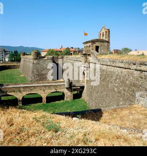 'San Pedro' Castello a Jaca della Cittá Vecchia. Provincia di Huesca. Aragona. Spagna Foto Stock