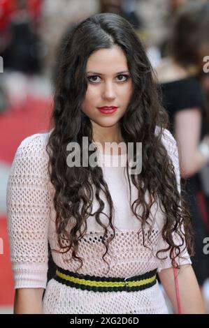 Eliza Doolittle, The Expendables Premiere, Leicester Square, Londra, Regno Unito Foto Stock