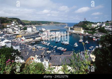 Porto. Luarca. Asturias. Spagna Foto Stock