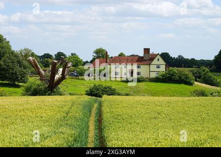 Little Lodge Farm, Castle Hedingham Foto Stock