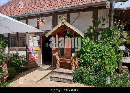 Christmas House Himmelpfort, Uckermark, Brandeburgo, Germania, Europa Foto Stock