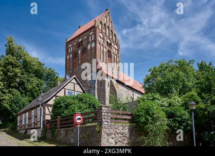 chiesa di San Giovanni a Lychen, Uckermark, Brandeburgo, Germania, Europa Foto Stock