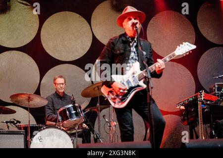 Calexico, in diretta a Pistoia Blues, Pistoia, Italia Foto Stock