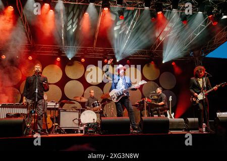 Calexico, in diretta a Pistoia Blues, Pistoia, Italia Foto Stock