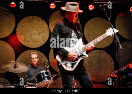 Calexico, in diretta a Pistoia Blues, Pistoia, Italia Foto Stock