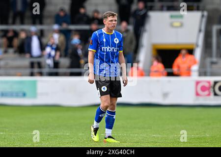 Charlie Caton di Chester durante l'amichevole pre-stagione Chester vs Stockport County al Deva Stadium, Chester, Regno Unito, 6 luglio 2024 (foto di Cody Froggatt/News Images) Foto Stock