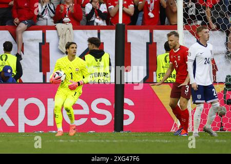 Dusseldorf, Germania. 6 luglio 2024. DUSSELDORF, Dusseldorf Arena, 06-07-2024, Campionato europeo di calcio Euro2024, round of 8 match no.48 tra Inghilterra e Svizzera, portiere svizzero Yann Sommer credito: Pro Shots/Alamy Live News Foto Stock