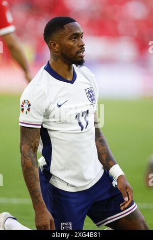 Dusseldorf, Germania. 6 luglio 2024. DUSSELDORF, Dusseldorf Arena, 06-07-2024, Campionato europeo di calcio Euro2024, round di 8 partita n. 48 tra Inghilterra e Svizzera, giocatore inglese Ivan Toney credito: Pro Shots/Alamy Live News Foto Stock