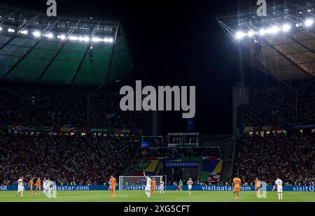 Olympiastadion, Berlino, Germania. 6 luglio 2024. Calcio dei quarti di finale euro 2024, Paesi Bassi contro Turchia; wide shot durante la partita crediti: Action Plus Sports/Alamy Live News Foto Stock