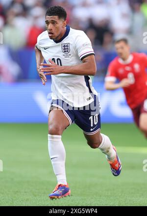 Dusseldorf, Germania. 6 luglio 2024. Jude Bellingham d'Inghilterra durante i quarti di finale dei Campionati europei UEFA alla Dusseldorf Arena di Dusseldorf. Il credito per immagini dovrebbe essere: Paul Terry/Sportimage Credit: Sportimage Ltd/Alamy Live News Foto Stock