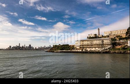 Alcatraz Prision a San Francisco (California, Stati Uniti) Foto Stock