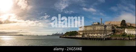 Alcatraz Prision a San Francisco (California, Stati Uniti) Foto Stock