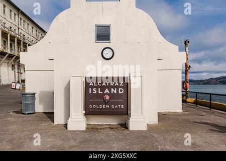 Alcatraz Prision a San Francisco (California, Stati Uniti) Foto Stock