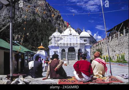 Tempio Gangotri (XVIII). Gangotri.Uttarkashi. Himalaya Garhwal. Uttar Pradesh.India.Asia. Foto Stock