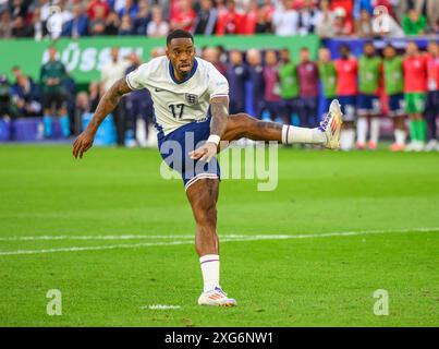 Düsseldorf, Germania. 6 luglio, 2024.Düsseldorf, Germania. 6 luglio 2024. 06 lug 2024 - Inghilterra contro Svizzera - Campionati europei di calcio 2024 - quarti di finale - Düsseldorf. Ivan Toney prende il suo rigore durante i calci di rigore contro la Svizzera. Foto : Mark Pain / Alamy Live News Foto Stock