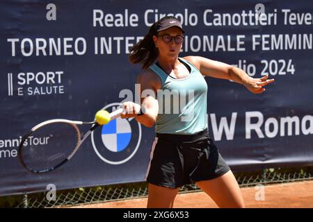 Nuria Brancaccio (ITA) durante la semifinale della BMW Roma Cup contro Carlota Martinez Cirez (ESP) Foto Stock