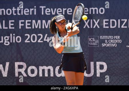 Nuria Brancaccio (ITA) durante la semifinale della BMW Roma Cup contro Carlota Martinez Cirez (ESP) Foto Stock