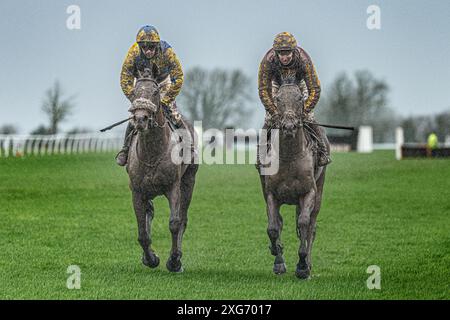 Gare di Wincanton, Sesta gara, 8 gennaio 2022 Foto Stock