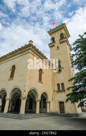 Gori, Georgia - 3 luglio 2024: Il Joseph Stalin Museum, dedicato alla vita di Stalin, si trova a Gori, Georgia. Foto Stock