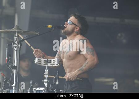 Londra, Regno Unito. 6 luglio 2024. Soft Play durante la BST Hyde Park credito: Clubpaparazzi/Alamy Live News Foto Stock