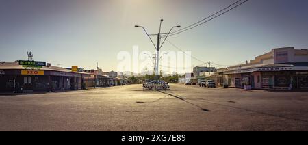 Biggenden, QLD, Australia - edifici storici in città Foto Stock