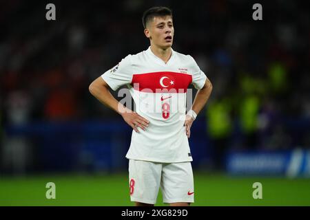 Berlino, Germania. 6 luglio 2024. Arda Guler di Turkiye durante la partita di UEFA Euro 2024 tra Paesi Bassi e Turkiye. Quarti di finale, giocati all'Olympiastadion il 6 luglio 2024 a Berlino, Germania. (Foto di Bagu Blanco/Sipa USA) credito: SIPA USA/Alamy Live News Foto Stock