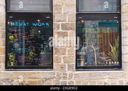Il Passage des Arts, Rue des Vieux Murs nel centro storico di Lille con gallerie d'arte e ristoranti originali, la Francia Foto Stock