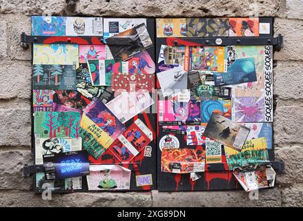 Il Passage des Arts, Rue des Vieux Murs nel centro storico di Lille con gallerie d'arte e ristoranti originali, la Francia Foto Stock