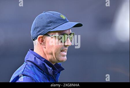 Edgbaston, Birmingham, Regno Unito. 7 luglio 2024. World Championship of Legends T20 Cricket League, campioni inglesi contro campioni pakistani; Kevin Pietersen of England Credit: Action Plus Sports/Alamy Live News Foto Stock