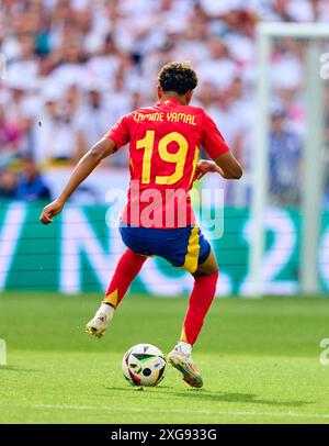 Lamine Yamal, ESP 19 nei quarti di finale GERMANIA, Spagna. , . Il 5 luglio 2024 a Stoccarda, Germania. Fotografo: ddp Images/STAR-Images credito: ddp media GmbH/Alamy Live News Foto Stock