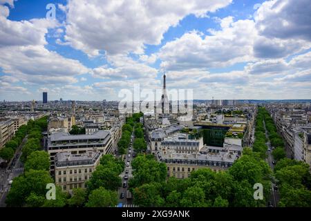 Torre Eiffel, Parigi Foto Stock