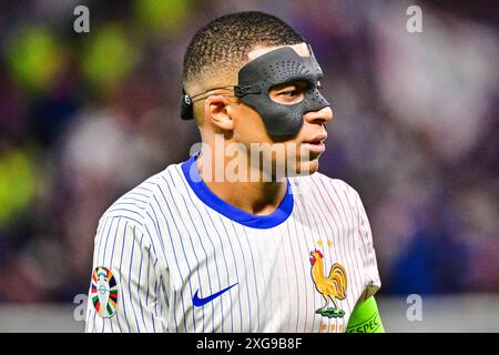 Amburgo, Francia, Germania. 5 luglio 2024. Kylian MBAPPE di Francia durante la partita di UEFA Euro 2024 tra Portogallo e Francia al Volksparkstadion il 5 luglio 2024 ad Amburgo, Germania. (Credit Image: © Matthieu Mirville/ZUMA Press Wire) SOLO PER USO EDITORIALE! Non per USO commerciale! Foto Stock