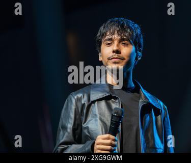 Milwaukee, Stati Uniti. 6 luglio 2024. Ivan Cornejo durante il Summerfest Music Festival il 6 luglio 2024, a Milwaukee, Wisconsin (foto di Daniel DeSlover/Sipa USA) credito: SIPA USA/Alamy Live News Foto Stock