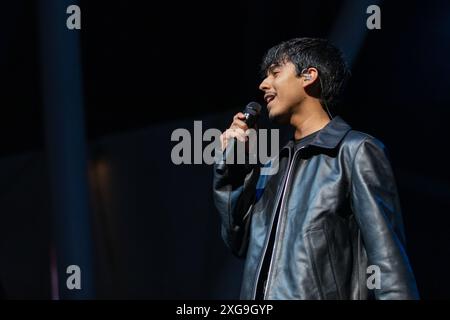 Milwaukee, Stati Uniti. 6 luglio 2024. Ivan Cornejo durante il Summerfest Music Festival il 6 luglio 2024, a Milwaukee, Wisconsin (foto di Daniel DeSlover/Sipa USA) credito: SIPA USA/Alamy Live News Foto Stock