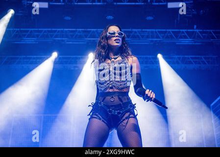 Concerto di musica - Anitta - Baile Funk Experience Anitta Milan Fabrique Italia Copyright: XMirkoxFava/TSCKx/xLiveMediax LPM 1436031 Foto Stock