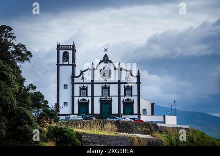 Igreja de São Roque, chiesa cattolica di São Roque, Ponta Delgada, Portogallo Foto Stock